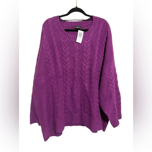 Torrid Cable Crop Pullover Sweater NWT - Picture 5 of 7